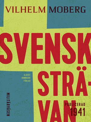 cover image of Svensk strävan